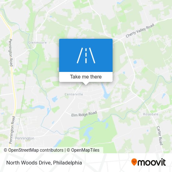Mapa de North Woods Drive