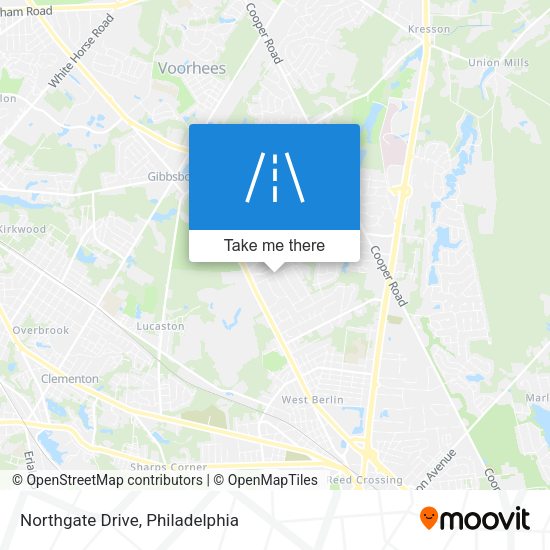 Northgate Drive map