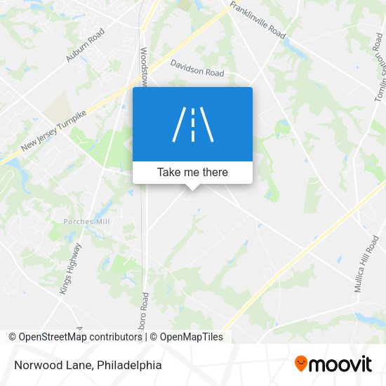 Mapa de Norwood Lane