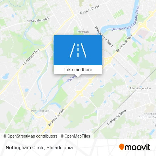 Nottingham Circle map