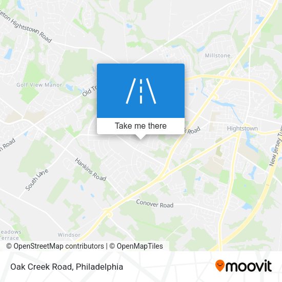 Mapa de Oak Creek Road