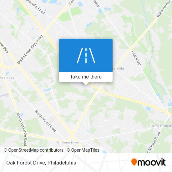 Mapa de Oak Forest Drive