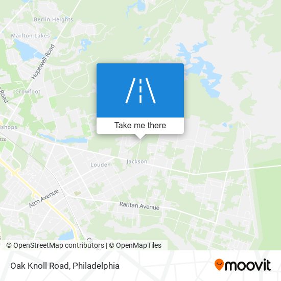 Mapa de Oak Knoll Road