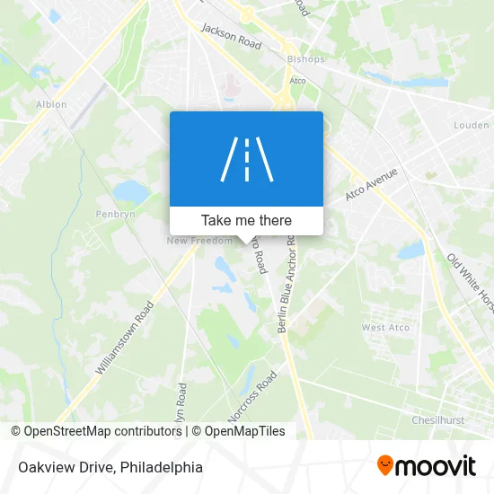 Oakview Drive map