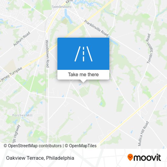 Oakview Terrace map