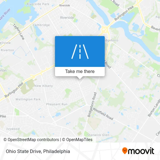 Ohio State Drive map