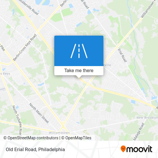 Mapa de Old Erial Road