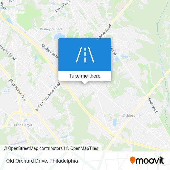 Old Orchard Drive map