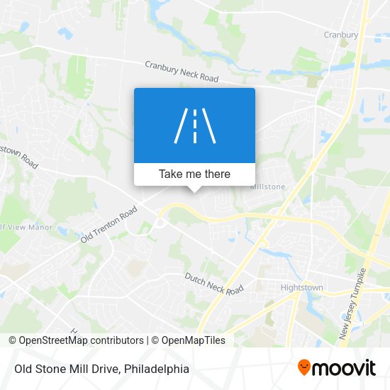 Old Stone Mill Drive map