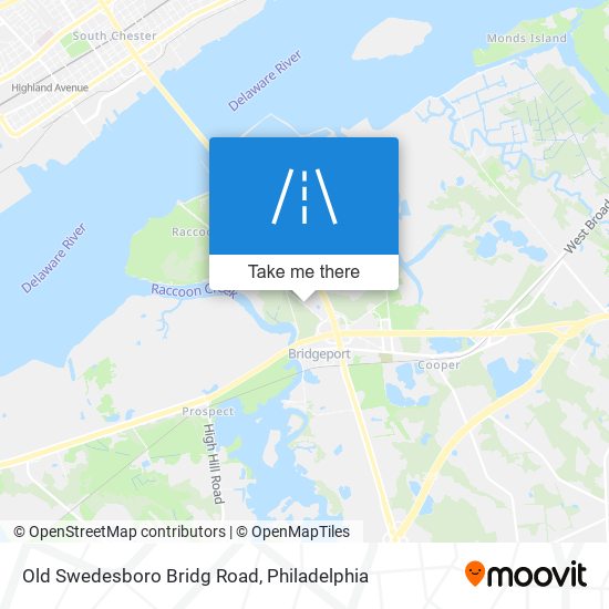 Old Swedesboro Bridg Road map
