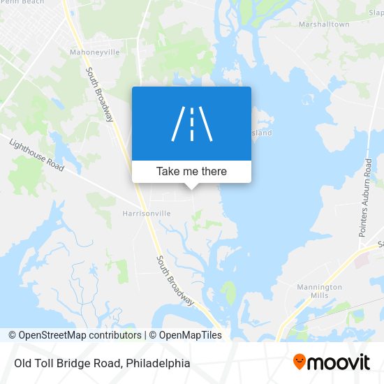 Old Toll Bridge Road map