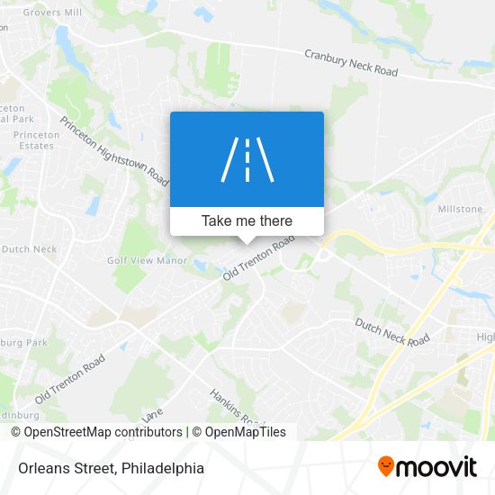 Mapa de Orleans Street