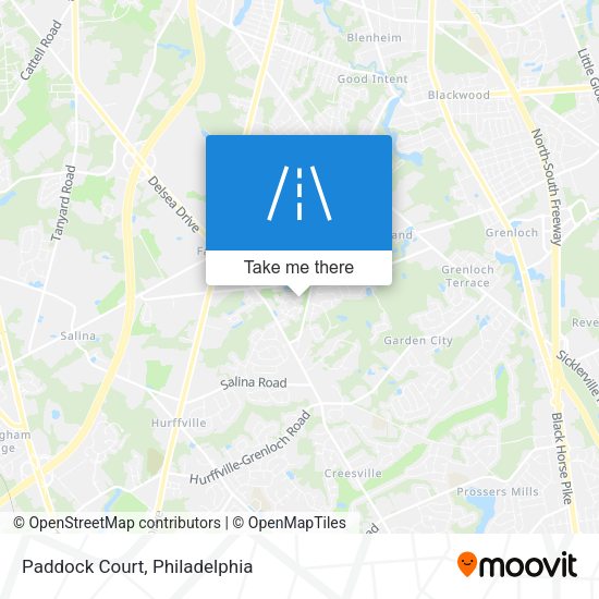 Mapa de Paddock Court