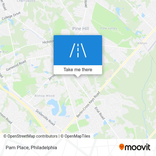 Mapa de Pam Place
