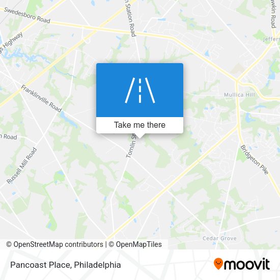 Pancoast Place map