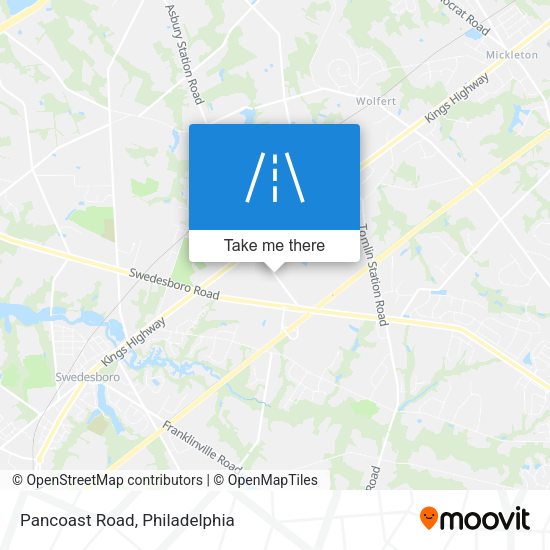 Mapa de Pancoast Road