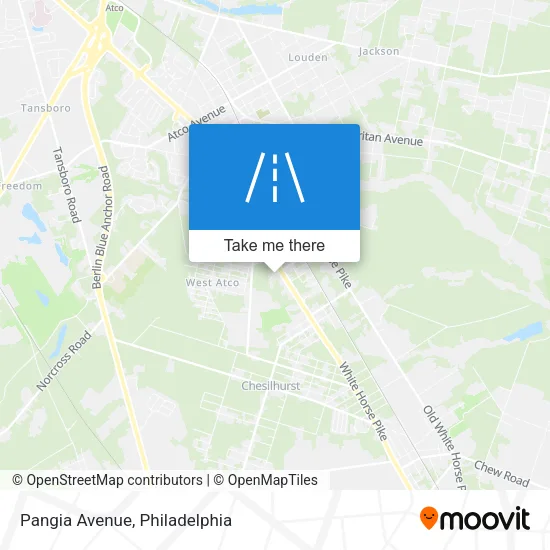Pangia Avenue map