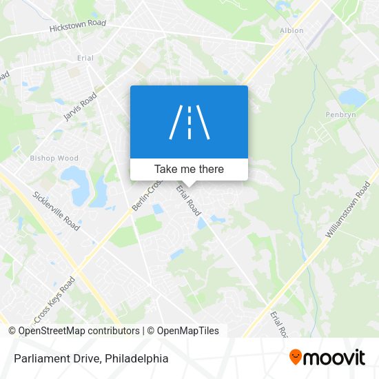 Parliament Drive map