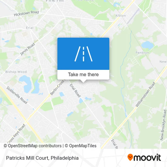 Patricks Mill Court map