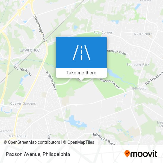 Mapa de Paxson Avenue