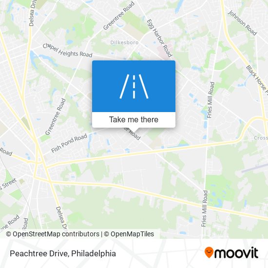 Peachtree Drive map