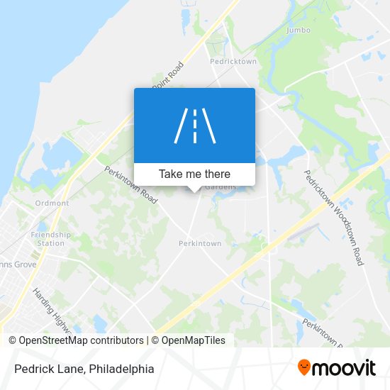 Mapa de Pedrick Lane