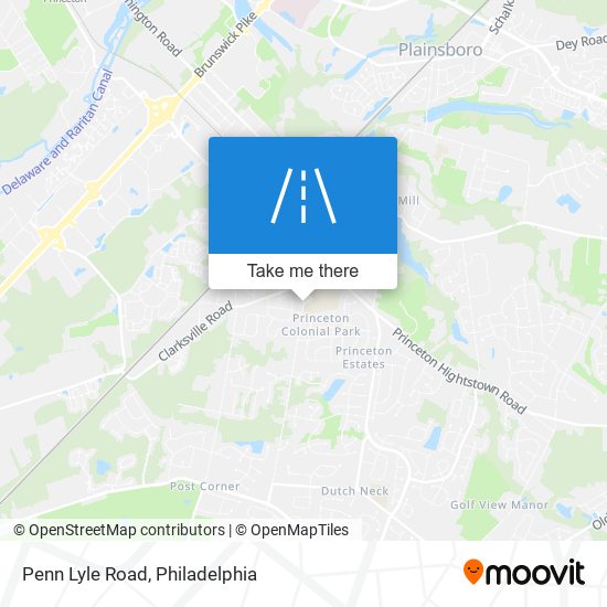 Mapa de Penn Lyle Road