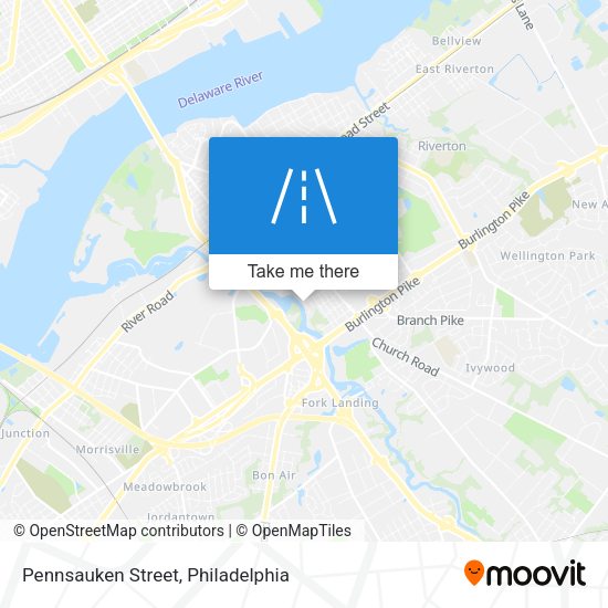 Pennsauken Street map