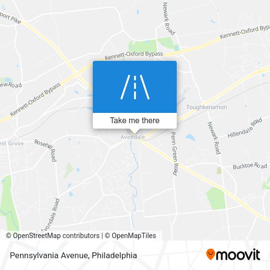 Pennsylvania Avenue map