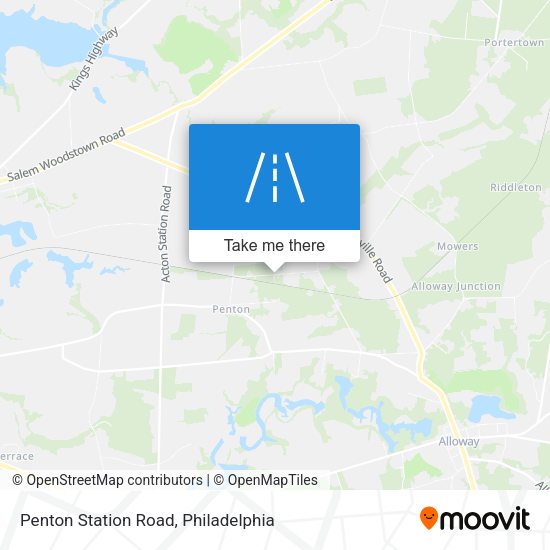 Penton Station Road map