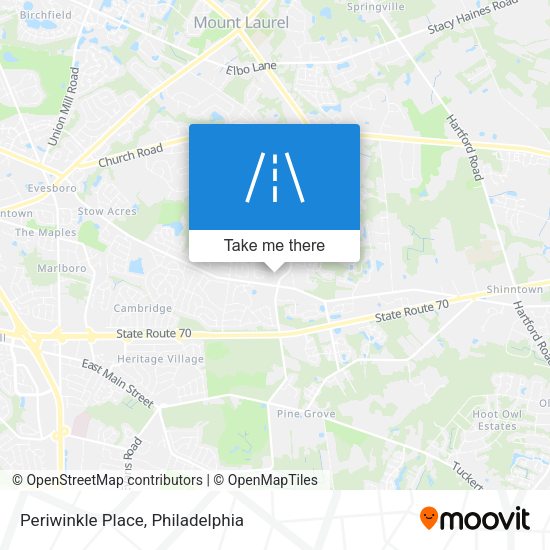 Periwinkle Place map