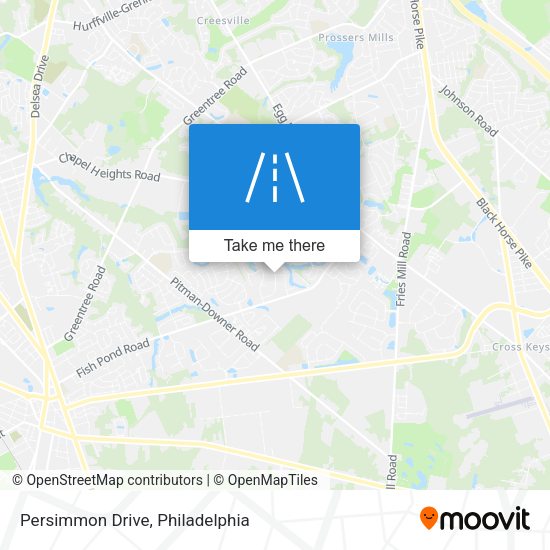 Persimmon Drive map