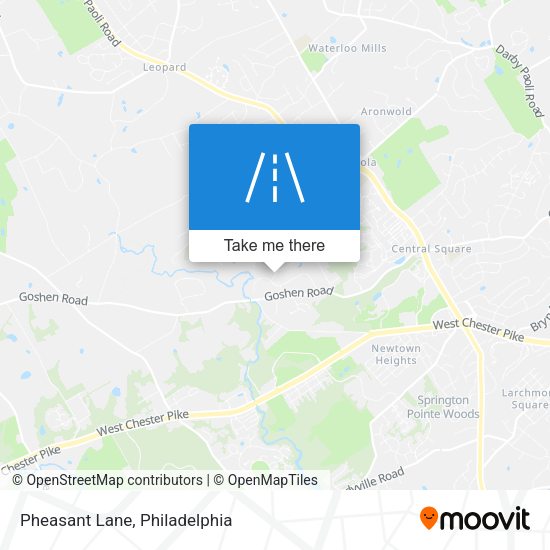 Mapa de Pheasant Lane