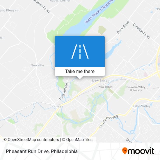 Pheasant Run Drive map