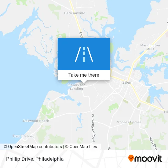 Phillip Drive map