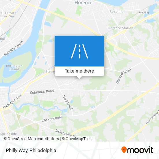 Philly Way map