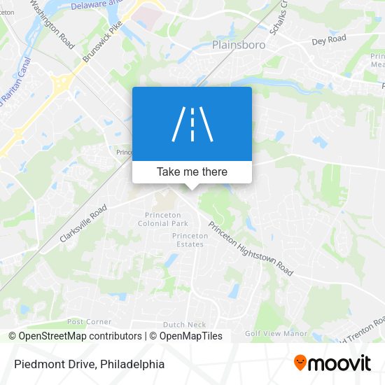 Mapa de Piedmont Drive