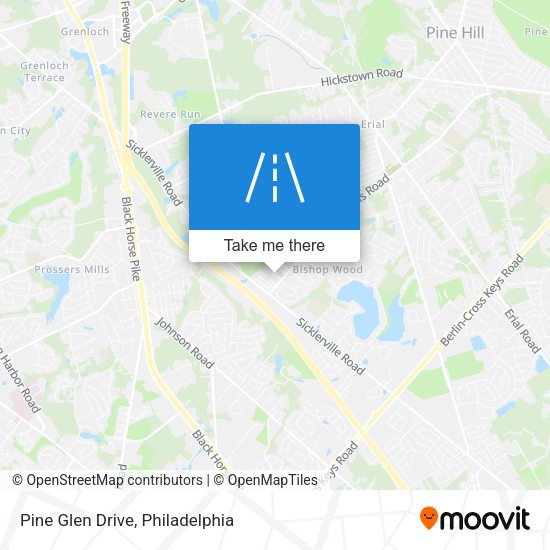 Pine Glen Drive map