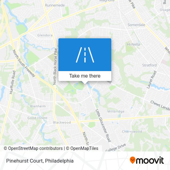 Mapa de Pinehurst Court