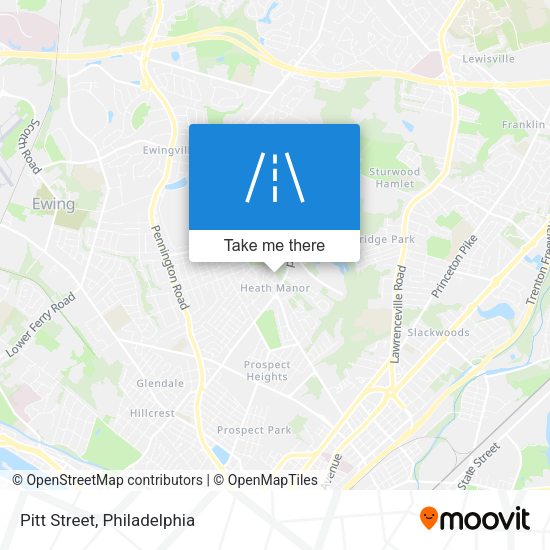 Mapa de Pitt Street