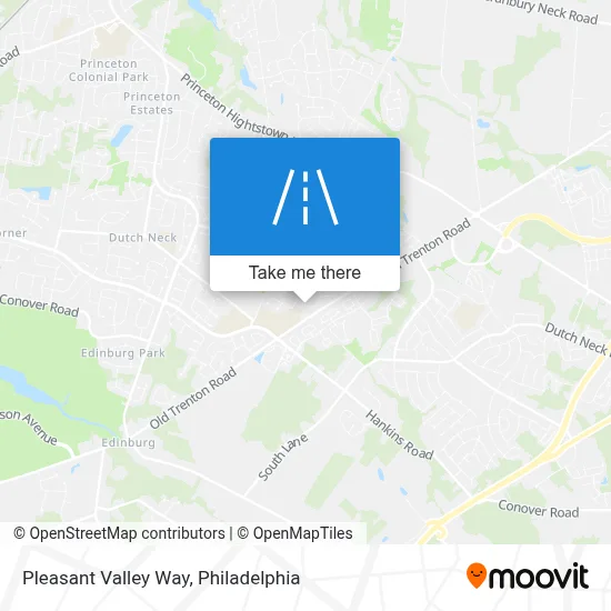 Pleasant Valley Way map
