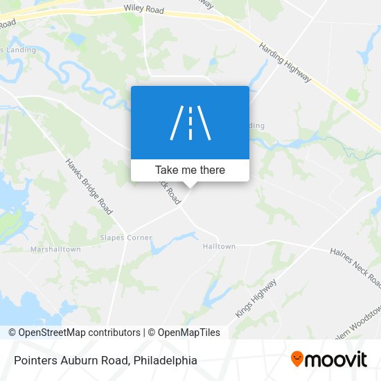 Pointers Auburn Road map