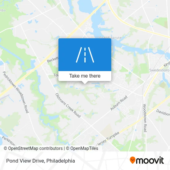 Pond View Drive map