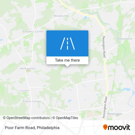 Mapa de Poor Farm Road