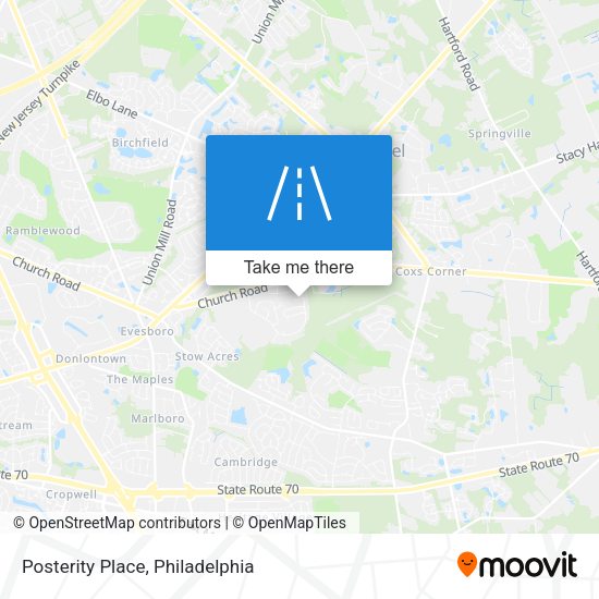 Mapa de Posterity Place
