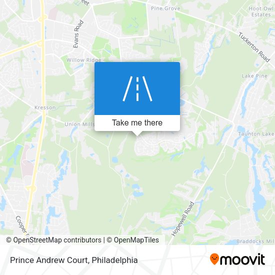 Prince Andrew Court map