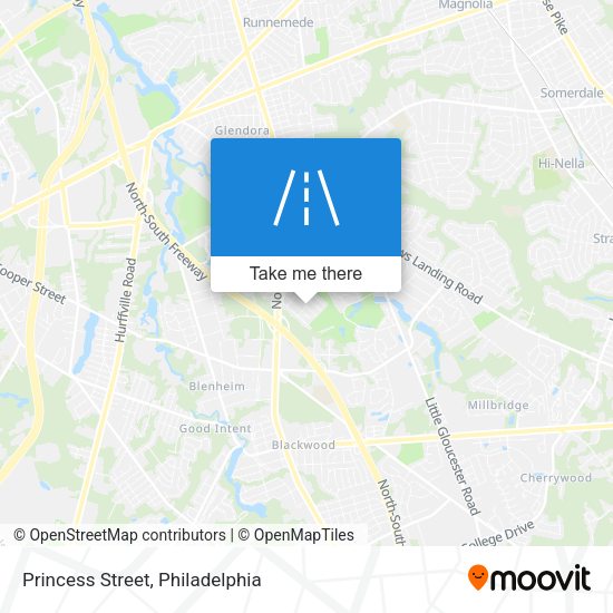 Mapa de Princess Street