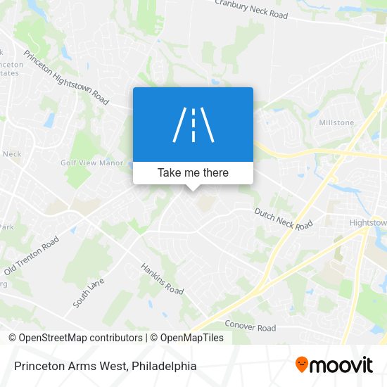 Mapa de Princeton Arms West