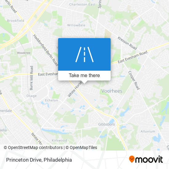 Mapa de Princeton Drive