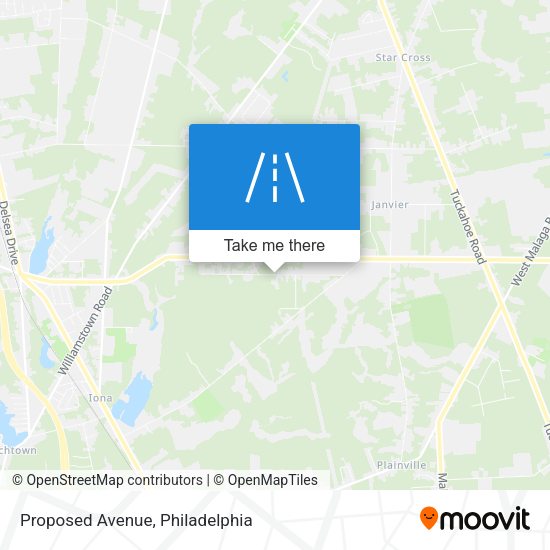 Proposed Avenue map